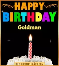 GiF Happy Birthday Goldman